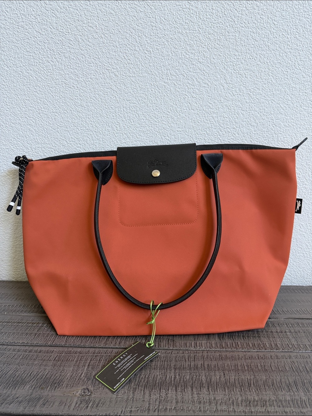 LONGCHAMP LE PLIAGE ENERGY LARGE TOTE SIENNA NWT